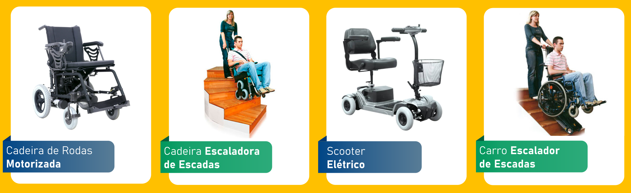 cadeiras escaladoras de escada